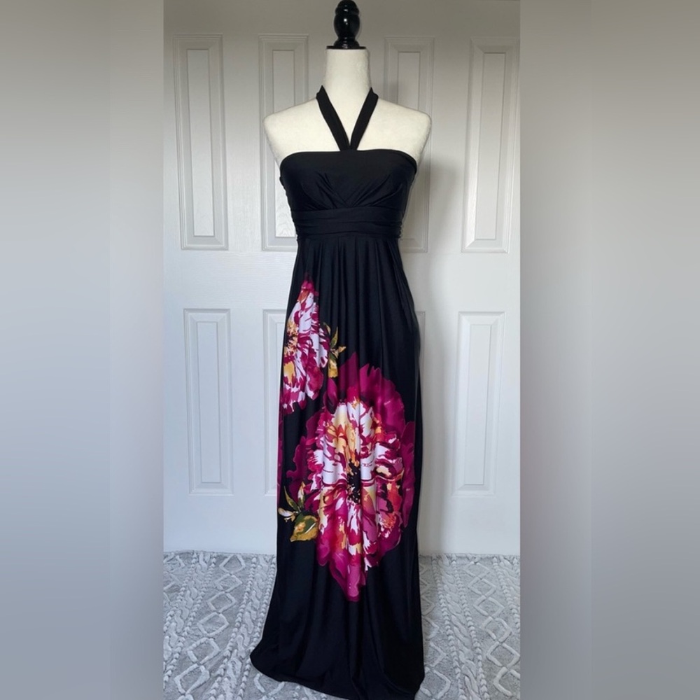 JFW Halter Maxi Dress Size Small NWOT